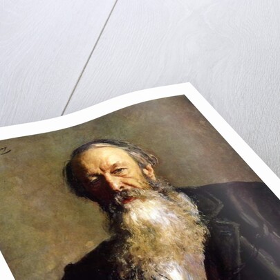 Portrait of VV Stasov, 1883 by Ilya Efimovich Repin