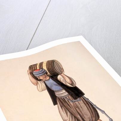 Prisoner in Chains, Ottoman period, third quarter of 18th century by Turkish School