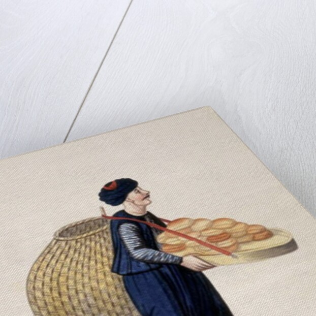 Street Vendor, Ottoman period, third quarter of 18th century by French School
