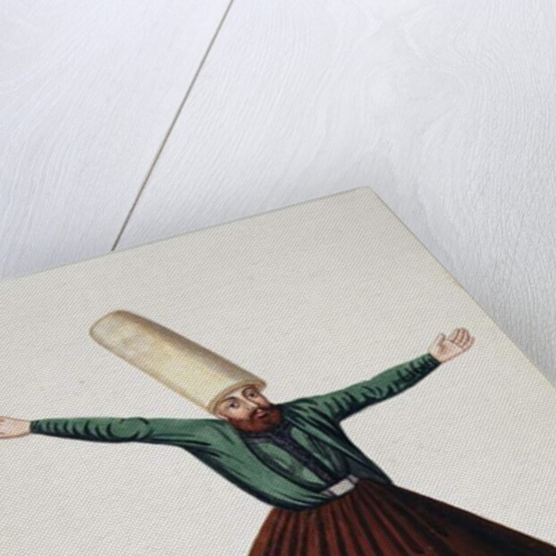Dervish in Prayer, Ottoman period, third quarter of 18th century by French School