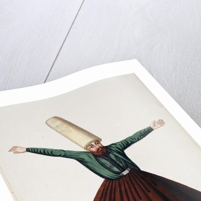 Dervish in Prayer, Ottoman period, third quarter of 18th century by French School