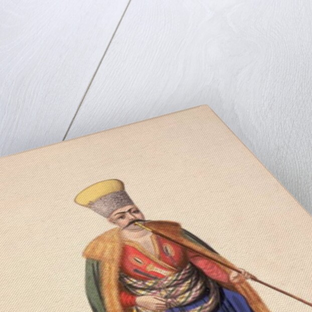 The Ambassadors' Janissary, Ottoman period, third quarter of 18th century by French School