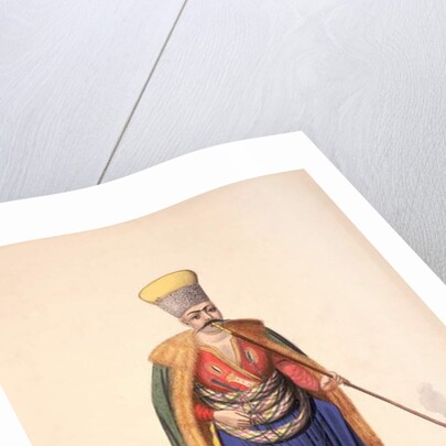 The Ambassadors' Janissary, Ottoman period, third quarter of 18th century by French School