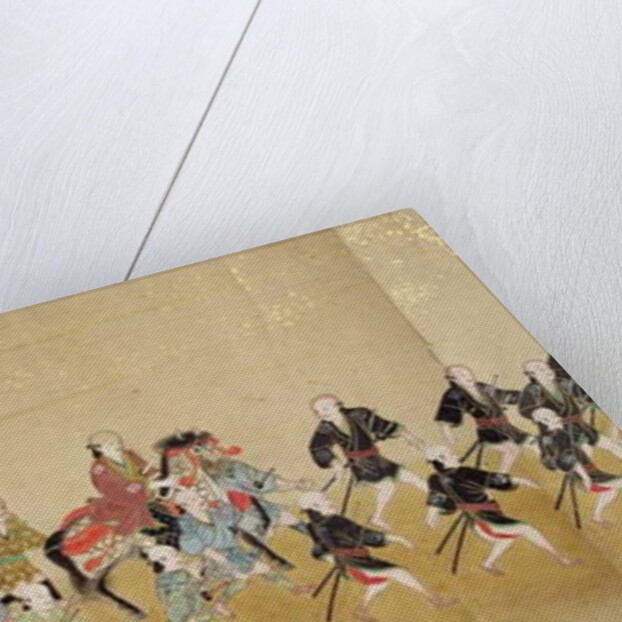 Sixth Korean Embassy to Japan in Meireki 1 at the time of Tokugawa Ietsuna's succession in 1651, possibly by Kano Masunobu by Japanese School