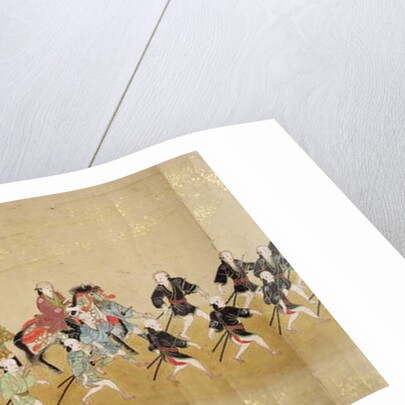 Sixth Korean Embassy to Japan in Meireki 1 at the time of Tokugawa Ietsuna's succession in 1651, possibly by Kano Masunobu by Japanese School