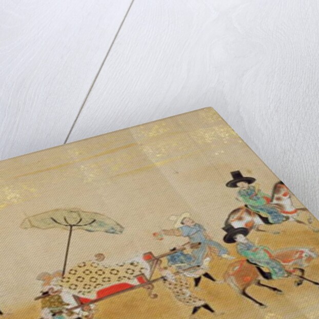 Sixth Korean Embassy to Japan in Meireki 1 at the time of Tokugawa Ietsuna's succession in 1651, possibly by Kano Masunobu by Japanese School