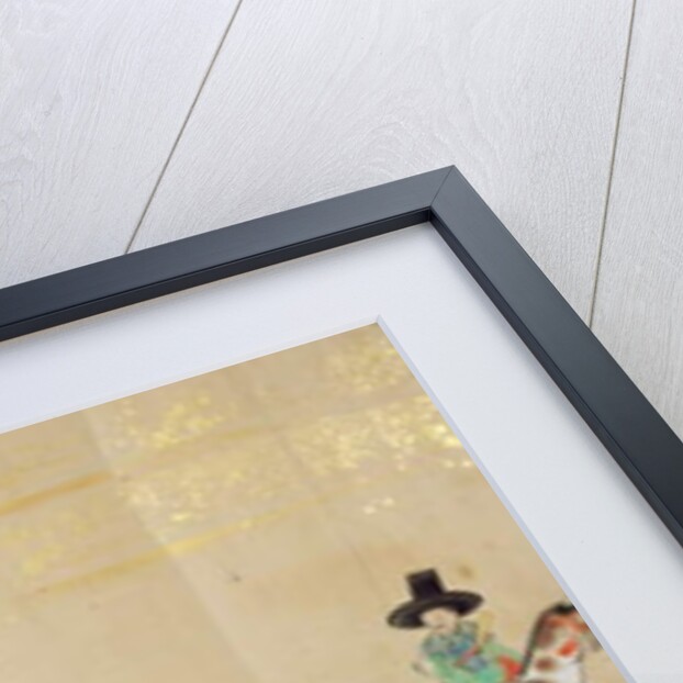 Sixth Korean Embassy to Japan in Meireki 1 at the time of Tokugawa Ietsuna's succession in 1651, possibly by Kano Masunobu by Japanese School