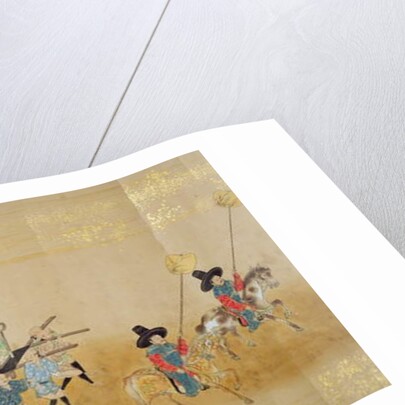 Sixth Korean Embassy to Japan in Meireki 1 at the time of Tokugawa Ietsuna's succession in 1651, possibly by Kano Masunobu by Japanese School