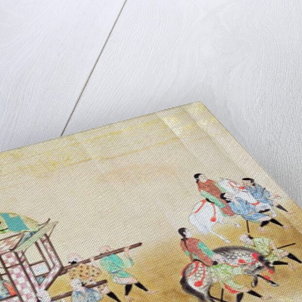 Part of the Sixth Korean Embassy to Japan at the time of Tokugawa Ietsuna's succession in 1651, possibly by Kano Masunobu 1655-57 by Japanese School