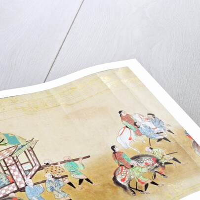 Part of the Sixth Korean Embassy to Japan at the time of Tokugawa Ietsuna's succession in 1651, possibly by Kano Masunobu 1655-57 by Japanese School