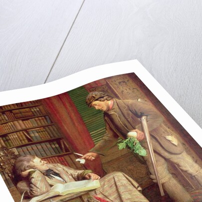 The Squire and the Gamekeeper or The Demurrer, c.1860 by James Lobley