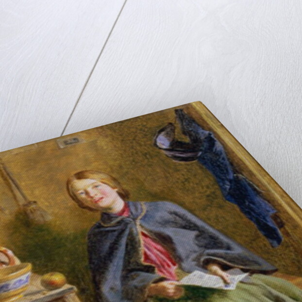 A Maid Learning to Read, 1858 by Frederick Smallfield