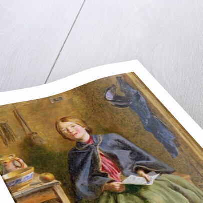 A Maid Learning to Read, 1858 by Frederick Smallfield