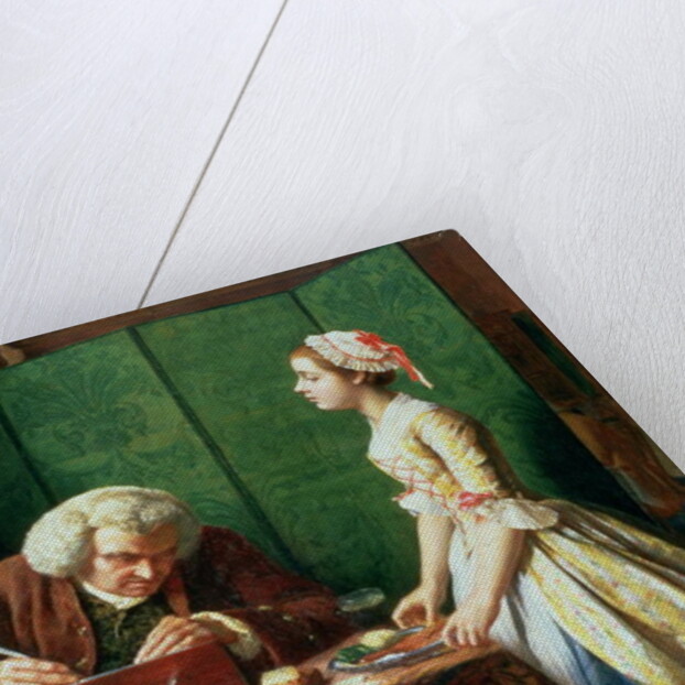 Dr Johnson at Cave's the Publisher, 1854 by Henry Wallis