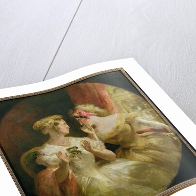 Ladies Gossiping at the Opera by Frederick Barnard