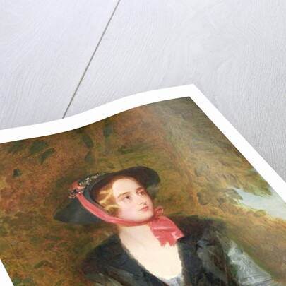 Rose Bradwardine, Heroine of 'Waverley' by Walter Scott 1854 by John Bostock