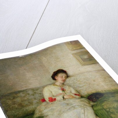 The Green Sofa by John Lavery