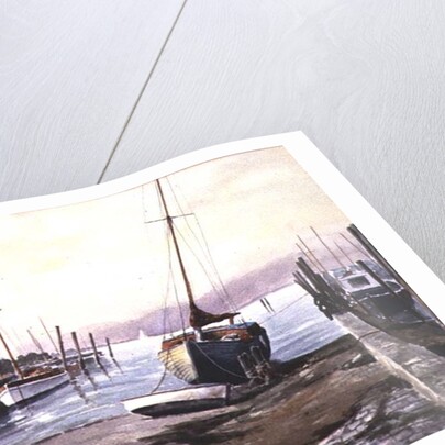 Gillingham Pier on the Medway by Vic Trevett