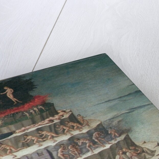 Dante and his poem the 'Divine Comedy', 1465 by Domenico di Michelino