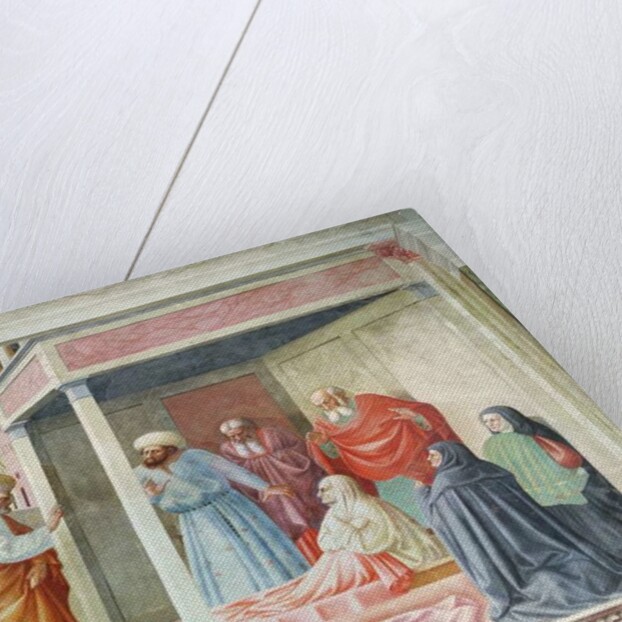 The Resurrection of Tabitha, c.1425-28 by Tommaso Masolino da Panicale