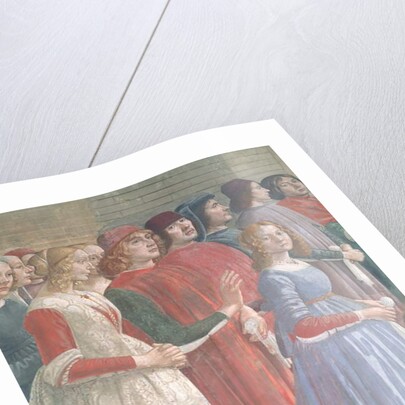 Florentine Onlookers by Domenico Ghirlandaio