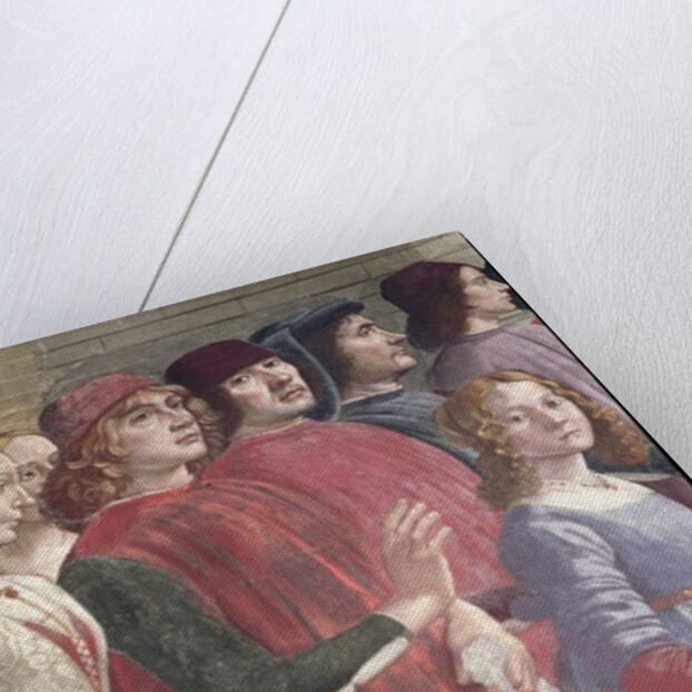 Florentine Onlookers by Domenico (1449-94) Ghirlandaio