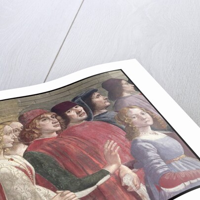Florentine Onlookers by Domenico (1449-94) Ghirlandaio