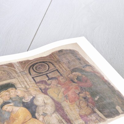 Scene from 'I capitani della Misericordia affidano alle madri i fanciulli abbandonati', 1386 by Niccolo di Pietro Gerini