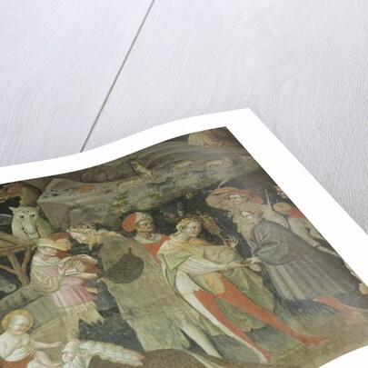 Nativity scene from the 'Journey of the Magi Cycle', Bolognini Chapel, c.1420 by Giovanni da Modena