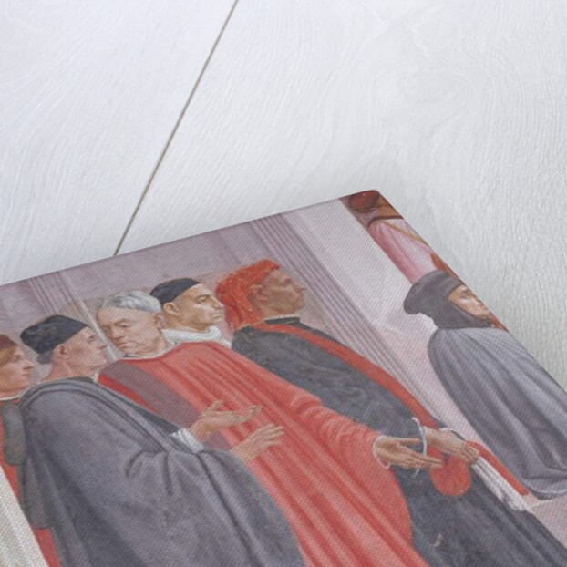 Detail from the Raising of the Son of Theophilus and St Peter Enthroned by Filippino Lippi