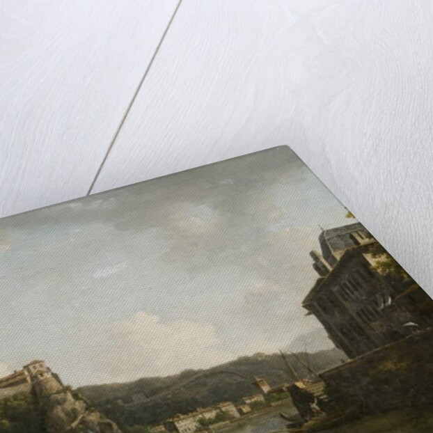 View of the Chateau de Pierre-Encise on the Rhone, Lyon by William Marlow