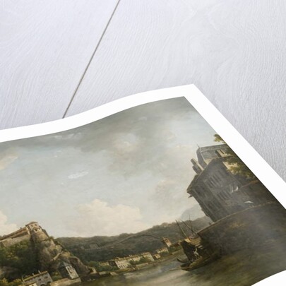 View of the Chateau de Pierre-Encise on the Rhone, Lyon by William Marlow