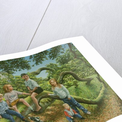 Lord and Lady Boyd and their Grandchildren, 2001 by Vincent Yorke