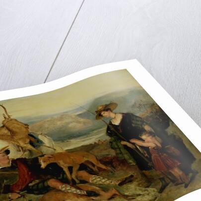 Deer Stalking in the Highlands, showing the Duchess of Bedford, the Duke of Gordon and Lord Alexander Russell by Edwin Landseer