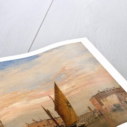 On the Grand Canal in Venice, 1851 by Edward William Cooke