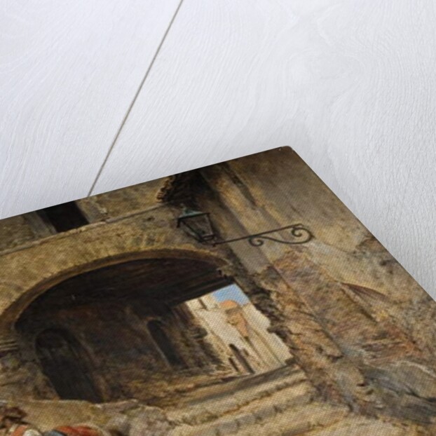 Anticoli Corrado on the Sabine Mountains, 1883 by Charles H. Poingdestre