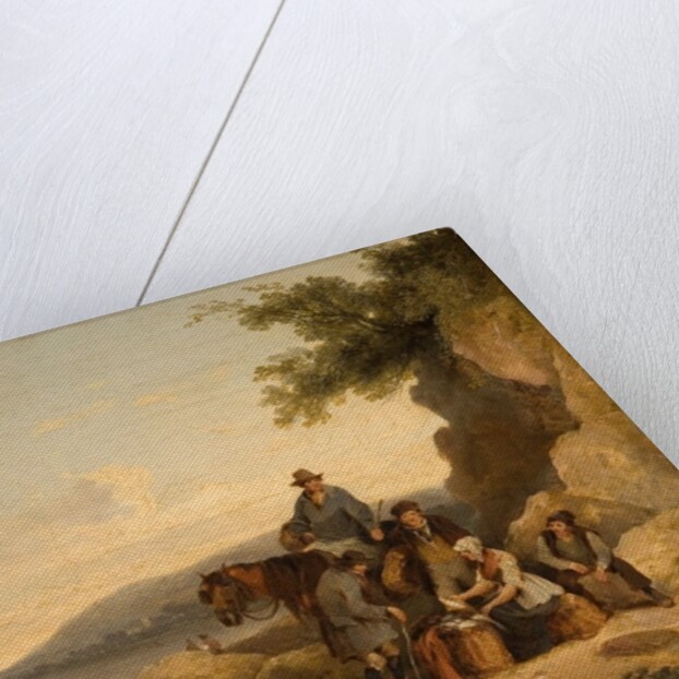 On the Beach at Portshead by William Shayer