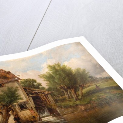 An Old Mill near Worcester, 1880 by Benjamin Williams Leader