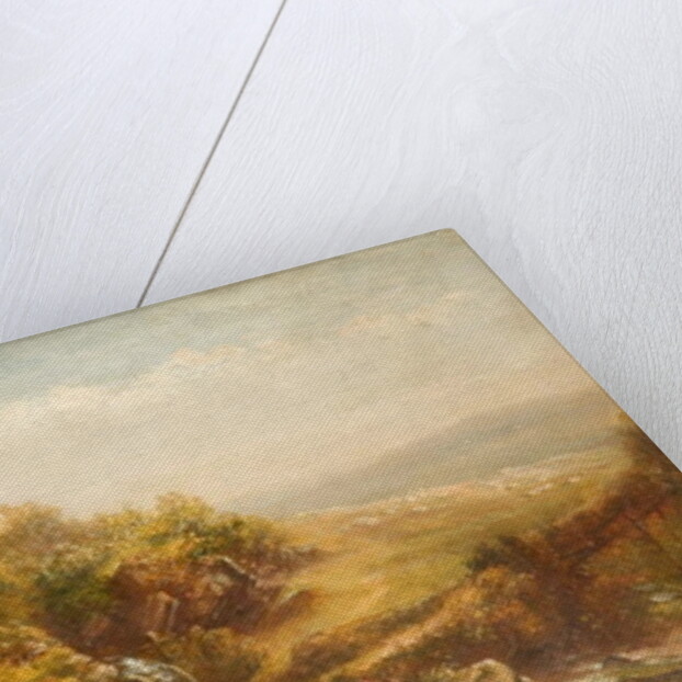 Cottage and Mill Wheel by William Henry Vernon