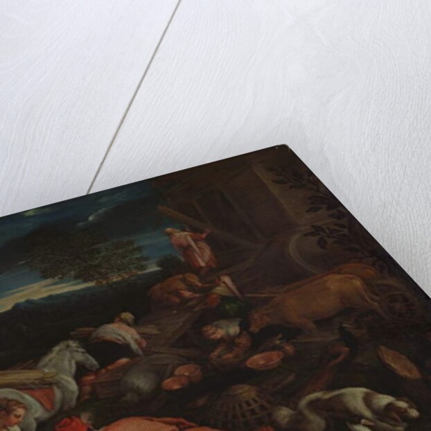 Building the Ark by Francesco Bassano