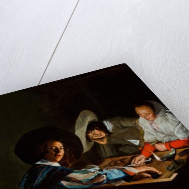 A Game of Tric-Trac, c.1630 by Judith Leyster