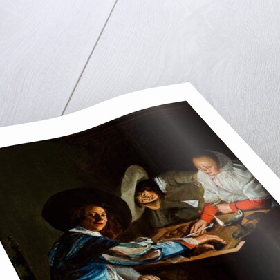 A Game of Tric-Trac, c.1630 by Judith Leyster