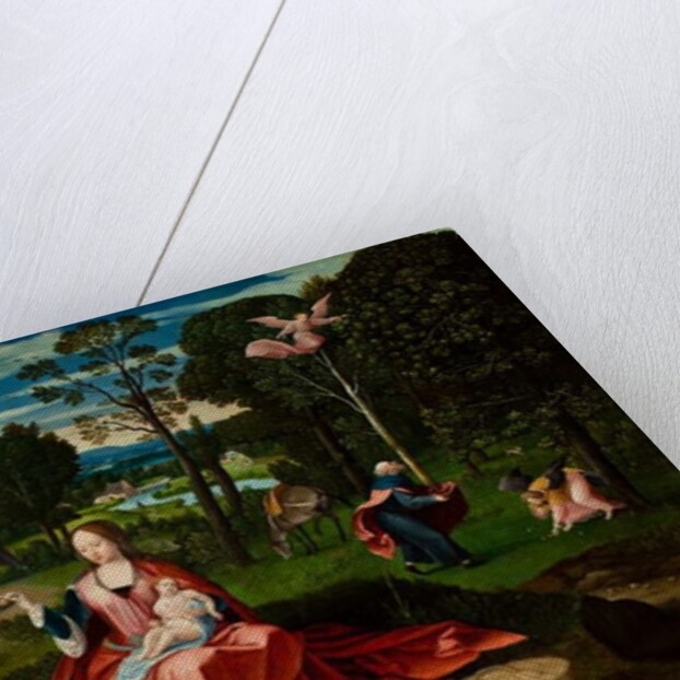 Rest on the Flight into Egypt by Master of Female Half Lengths