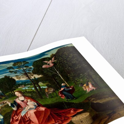 Rest on the Flight into Egypt by Master of Female Half Lengths