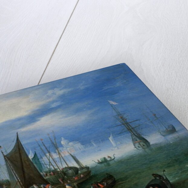 Port Scene in Venice, c.1600 by Jan the Elder Brueghel