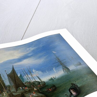 Port Scene in Venice, c.1600 by Jan the Elder Brueghel
