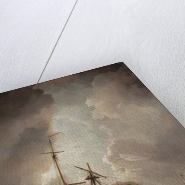 Storm at Sea by Willem van de the Younger Velde