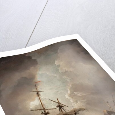 Storm at Sea by Willem van de the Younger Velde