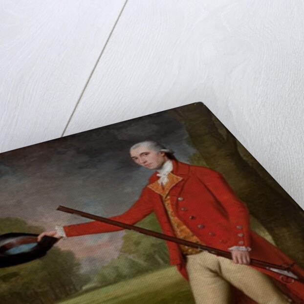 Portrait of a Man With Gun by Ralph Earl or Earle