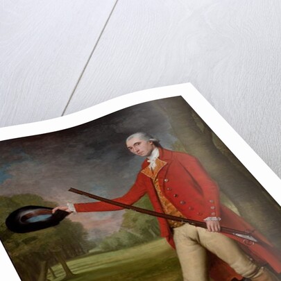 Portrait of a Man With Gun by Ralph Earl or Earle